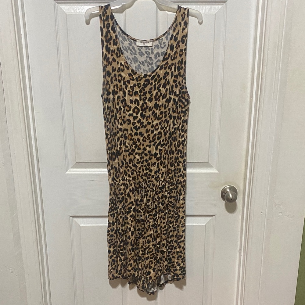 Leopard Print Jumpsuit
